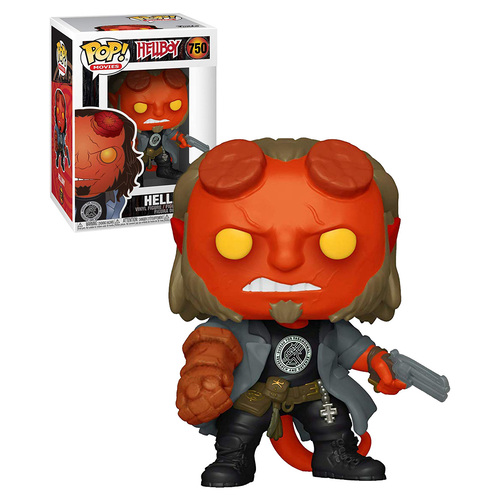 Funko POP! Movies Hellboy #750 Hellboy (BPRD Shirt) - New, Mint Condition