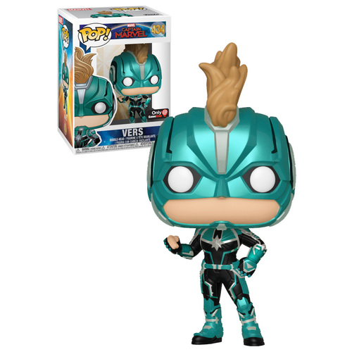 Funko POP! Marvel Captain Marvel #434 Vers (Masked) - Limited Gamestop Exclusive - New, Mint Condition