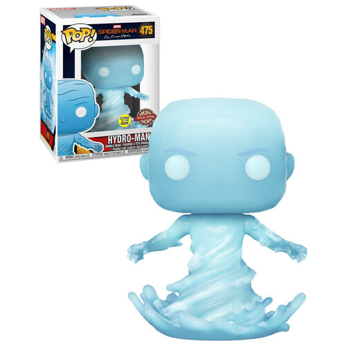 Funko POP! Marvel Spider-Man Far From Home #475 Hydro-Man (Glows In The Dark) - New, Mint Condition