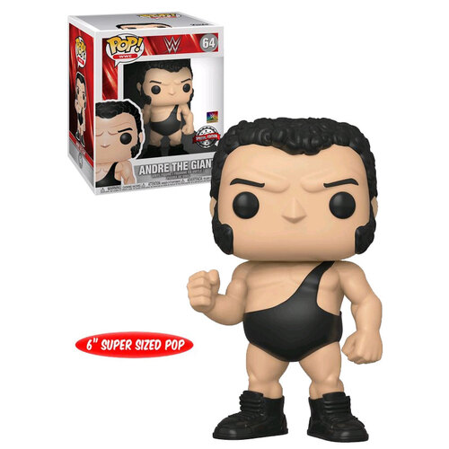 Funko POP! WWE #64 Andre The Giant Super Sized 6" - New, Mint Condition