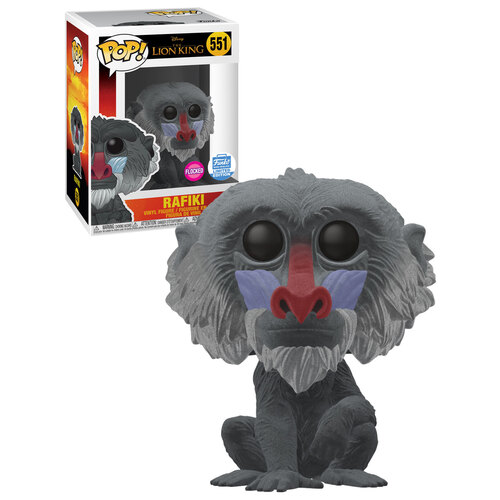 Funko POP! Disney The Lion King #566 Rafiki (Flocked) - Funko Shop Limited Exclusive - New, Mint Condition