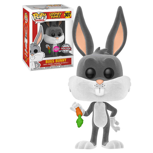 Funko POP! Animation Looney Tunes #307 Bugs Bunny (Flocked) - New, Mint Condition