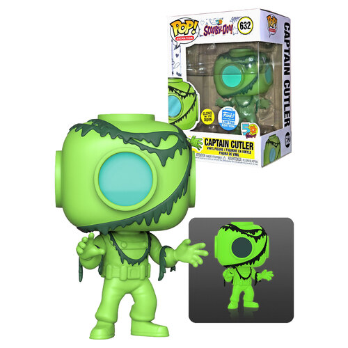 Funko POP! Animation Scooby-Doo #632 Captain Cutler (Glows In The Dark) - Limited Funko Shop Exclusive - New, Mint Condition