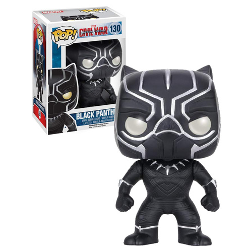 Funko POP! Marvel Captain America Civil War #130 Black Panther New, Mint Condition