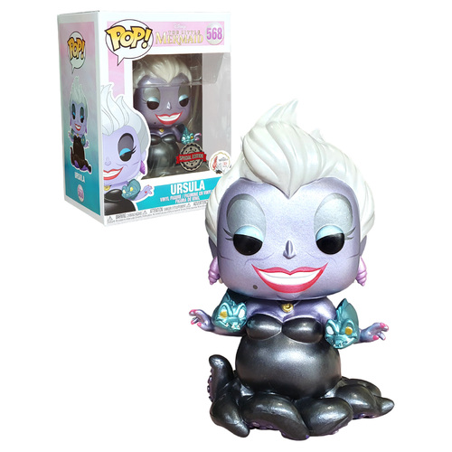 Funko POP! Disney The Little Mermaid 30 Years #568 Ursula With Eels (Metallic) - New, Mint Condition