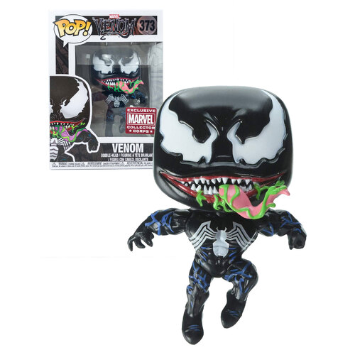 Funko POP! Marvel Venom #373 Venom (Jumping) - Collector Corps Exclusive - New, Mint Condition