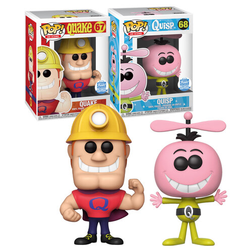 Funko POP! Ad Icons Quake & Quisp #67 Quake And #68 Quisp Bundle - Funko Shop Exclusive - New, Mint Condition