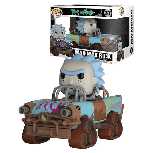 Funko POP! Rides Rick And Morty #37 Mad Max Rick - New, Mint Condition