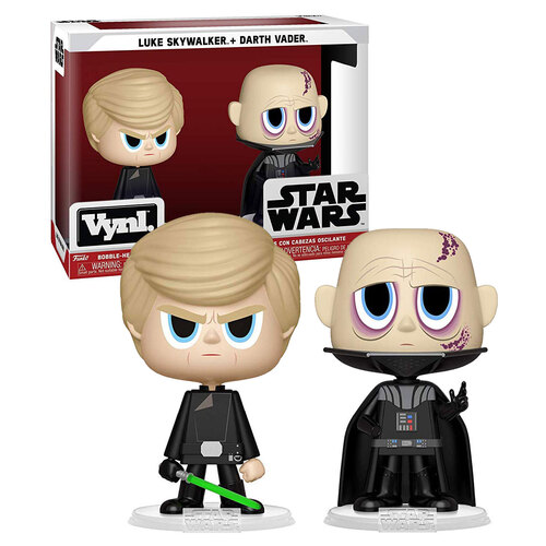 Funko Vynl. Star Wars Two Pack - Darth Vader + Luke Skywalker - New, Mint Condition