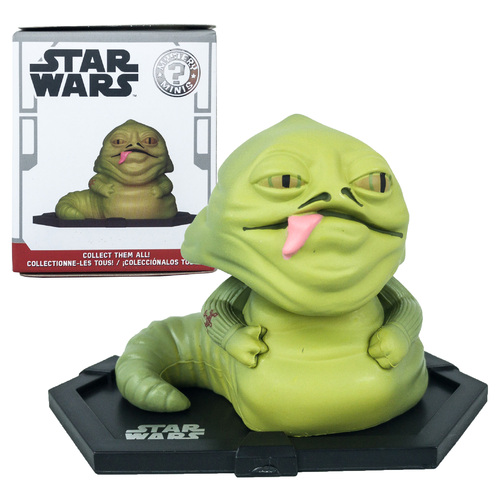 Funko Star Wars Smugglers Bounty Exclusive - Mystery Minis Jabba The Hutt Bobble-Head - New, Mint Condition