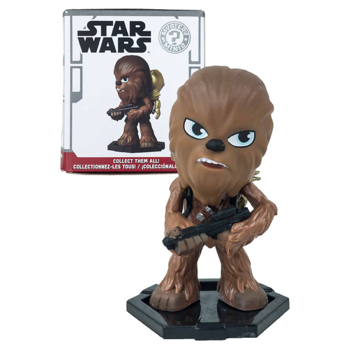 Funko Star Wars Smugglers Bounty Exclusive - Mystery Minis Chewbacca Bobble-Head - New, Mint Condition