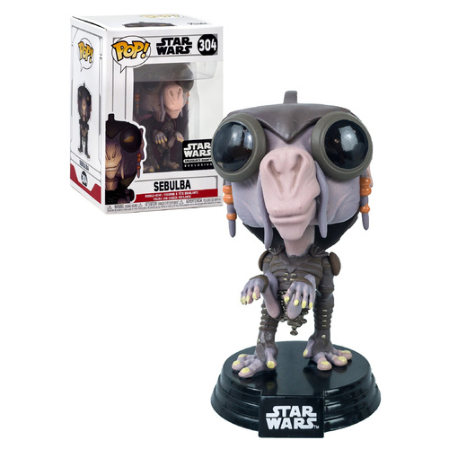 Funko POP! Star Wars #304 Sebulba - Smugglers Bounty Exclusive (Pod Racing) - New, Mint Condition