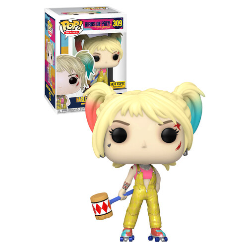 Funko POP! Heroes Birds Of Prey #309 Harley Quinn (Boobytrap Battle) - Limited Hot Topic Exclusive - New, Mint Condition