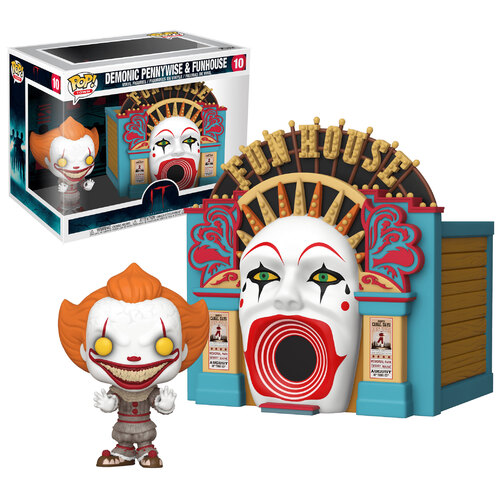 Funko POP! Town IT #10 Demonic Pennywise And Funhouse - New, Mint Condition