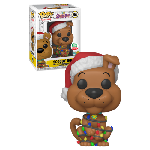 Funko Pop! Animation Scooby-Doo #655 Scooby-Doo (Holiday) - Funko Shop Exclusive - New, Mint Condition