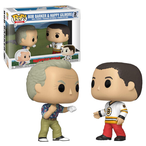 Funko POP! Movies Happy Gilmore 2 Pack Bob Barker & Happy Gilmore - New, Mint Condition