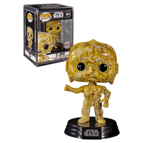 Funko POP! Star Wars #64 C-3PO (Futura Collaboration) - With Hard POP! Protector - New, Mint Condition