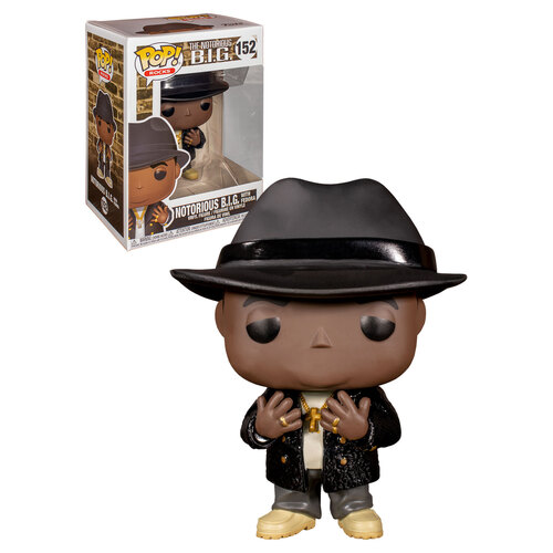 Funko POP! Rocks The Notorious B.I.G. #152 Notorious B.I.G. With Fedora - New, Mint Condition