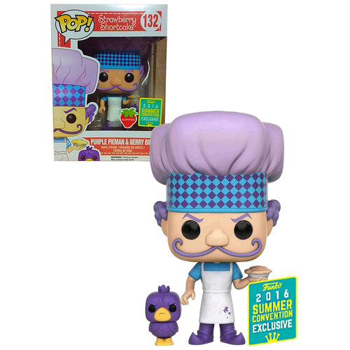 Funko POP! Strawberry Shortcake #132 Purple Pieman & Berry Bird 2016 San Diego Comic Con (SDCC) Limited Edition - New, Mint Condition