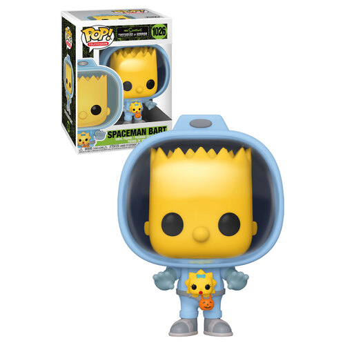 Funko POP! Television The Simpsons Treehouse Of Horror #1026 Spaceman Bart - New, Mint Condition