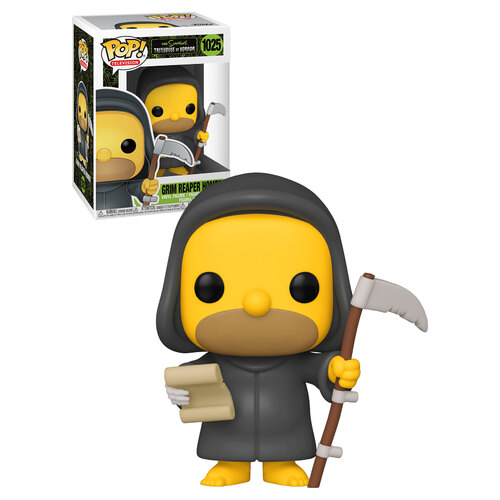 Funko POP! Television The Simpsons Treehouse Of Horror #1025 Grim Reaper Homer - New, Mint Condition