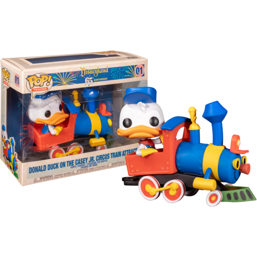 Funko POP! Disneyland 65th Anniversary #01 Donald Duck (Casey Jr Circus Train) - New, Mint Condition