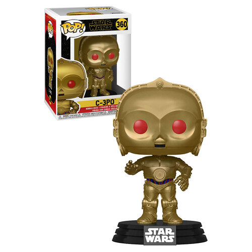 Funko POP! Star Wars The Rise Of Skywalker #360 C-3PO (Red Eyes Metallic) - New, Mint Condition