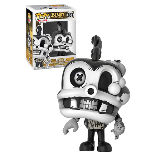 Funko POP! Games Bendy And The Ink Machine #387 Fisher - New, Mint Condition