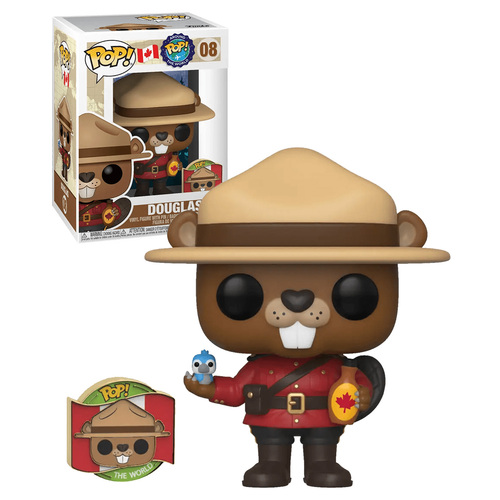 Funko POP! Around The World #08 Douglas (With Pin) - Funko Shop Limited Exclusive - New, Mint Condition