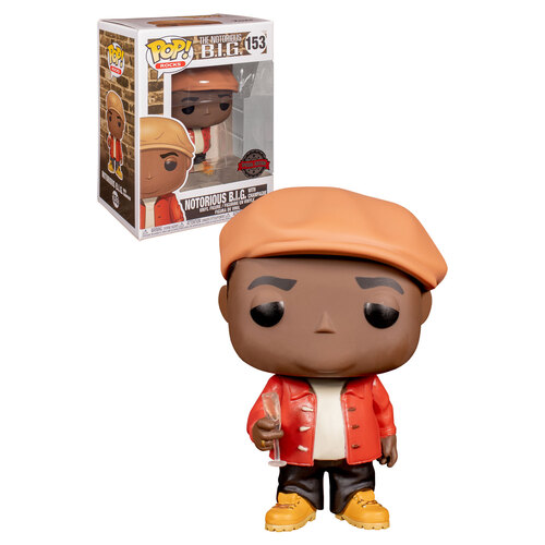 Funko POP! Rocks The Notorious B.I.G. #153 Notorious B.I.G. With Champagne - New, Mint Condition