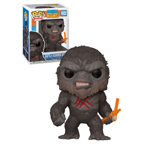 Funko POP! Godzilla vs Kong #1022 Kong Battle Worn  - New, Mint Condition