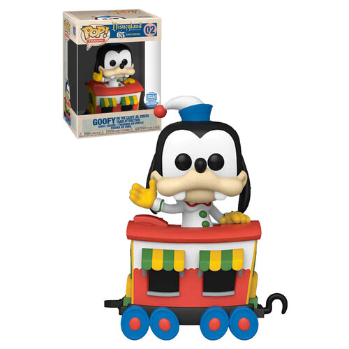 Funko POP! Disneyland 65th Anniversary #02 Goofy (Casey Jr Circus Train) - Limited Funko Shop Exclusive - New, Mint Condition