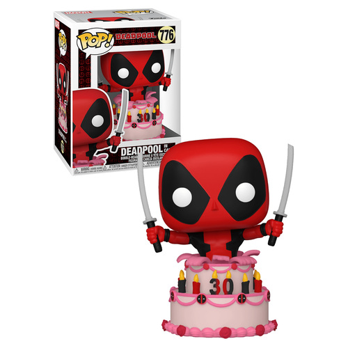 Funko POP! Marvel 30th Anniversary #776 Deadpool In Cake  - New, Mint Condition