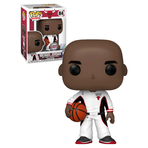 Funko POP! Basketball Chicago Bulls #84 Michael Jordan (Warm Ups - White) - New, Mint Condition