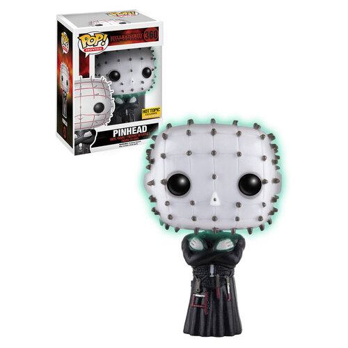 Funko POP! Movies Hellraiser 3: Hell On Earth #360 Pinhead (Glow In The Dark) - Limited Hot Topic Exclusive - New, Mint Condition