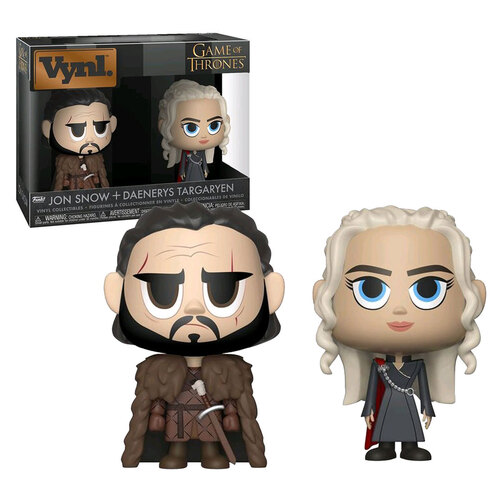 Funko Vynl. Game Of Thrones Two Pack - Jon Snow + Daenerys Targaryen - New, Mint Condition