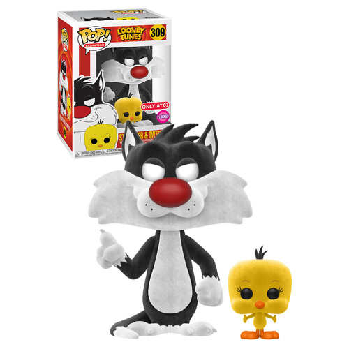 Funko POP! Looney Tunes #309 Sylvester And Tweety (Flocked) - Limited Target Exclusive - New, Mint Condition