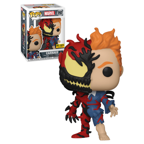 Funko POP! Marvel #797 Carnage - Limited Hot Topic Exclusive - New, Mint Condition