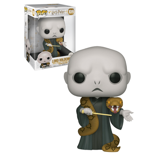 Funko POP! Harry Potter #109 Super-Sized 10 Inch Lord Voldemort with Nagini - New, Mint Condition