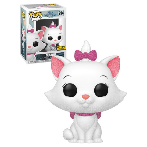 Funko POP! Disney The Aristocats #294 Marie (Diamond Collection Glitter) - Limited Hot Topic Edition - New