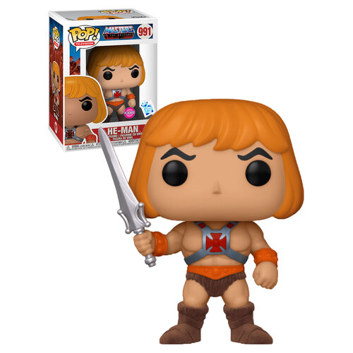 Funko POP! Television Masters Of The Universe #991 He-Man (Flocked) - Limited Gamestop Exclusive - New, Mint Condition