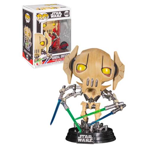 Funko POP! Star Wars #449 General Grievous (Metallic) - New, Mint Condition