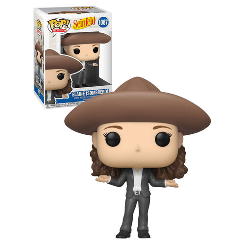 Funko POP! Television Seinfeld #1087 Elaine (Sombrero) - New, Mint Condition