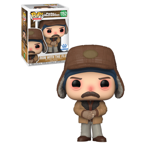 Funko POP! Television Parks & Recreation #1152 Ron With The Flu - Limited Funko Shop Exclusive - New, Mint Condition