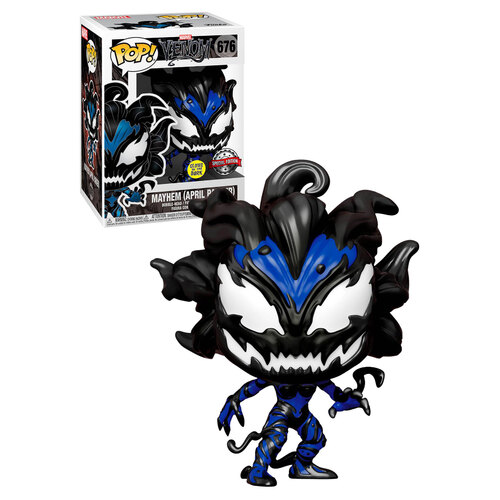 Funko POP! Marvel Venom #676 Mayhem (April Parker - Glows In The Dark) - New, Mint Condition