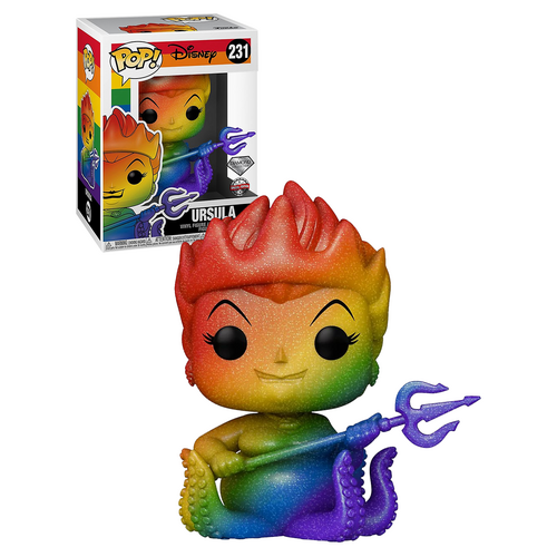 Funko POP! Disney Pride The Little Mermaid #231 Ursula (Diamond Collection) - New, Mint Condition