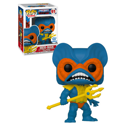 Funko POP! Retro Toys Masters Of The Universe #91 Mer-man (Blue) - Limited Funko Shop Exclusive - New, Mint Condition