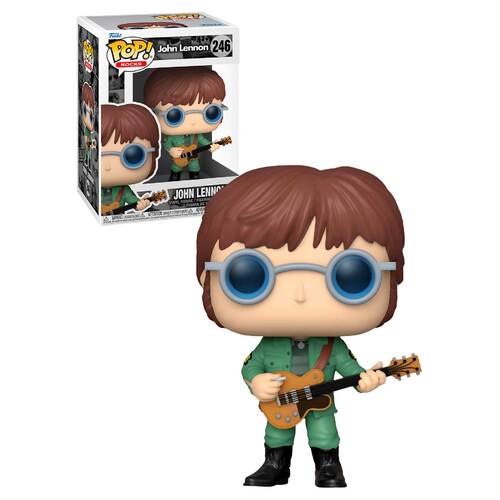 Funko POP! Rocks John Lennon #246 John Lennon (Military Jacket) - New, Mint Condition