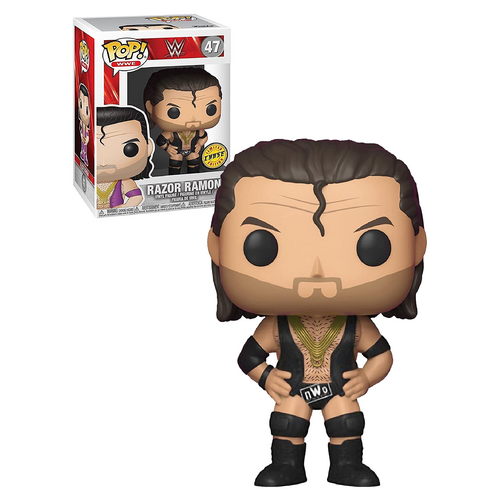 Funko POP! WWE Wrestling #47 Razor Ramon - Limited Chase Edition - New, Mint Condition