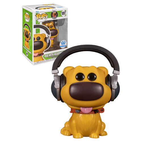 Funko POP! Disney Dug Days #1097 Dug With Headphones - Limited Funko Shop Exclusive - New, Mint Condition